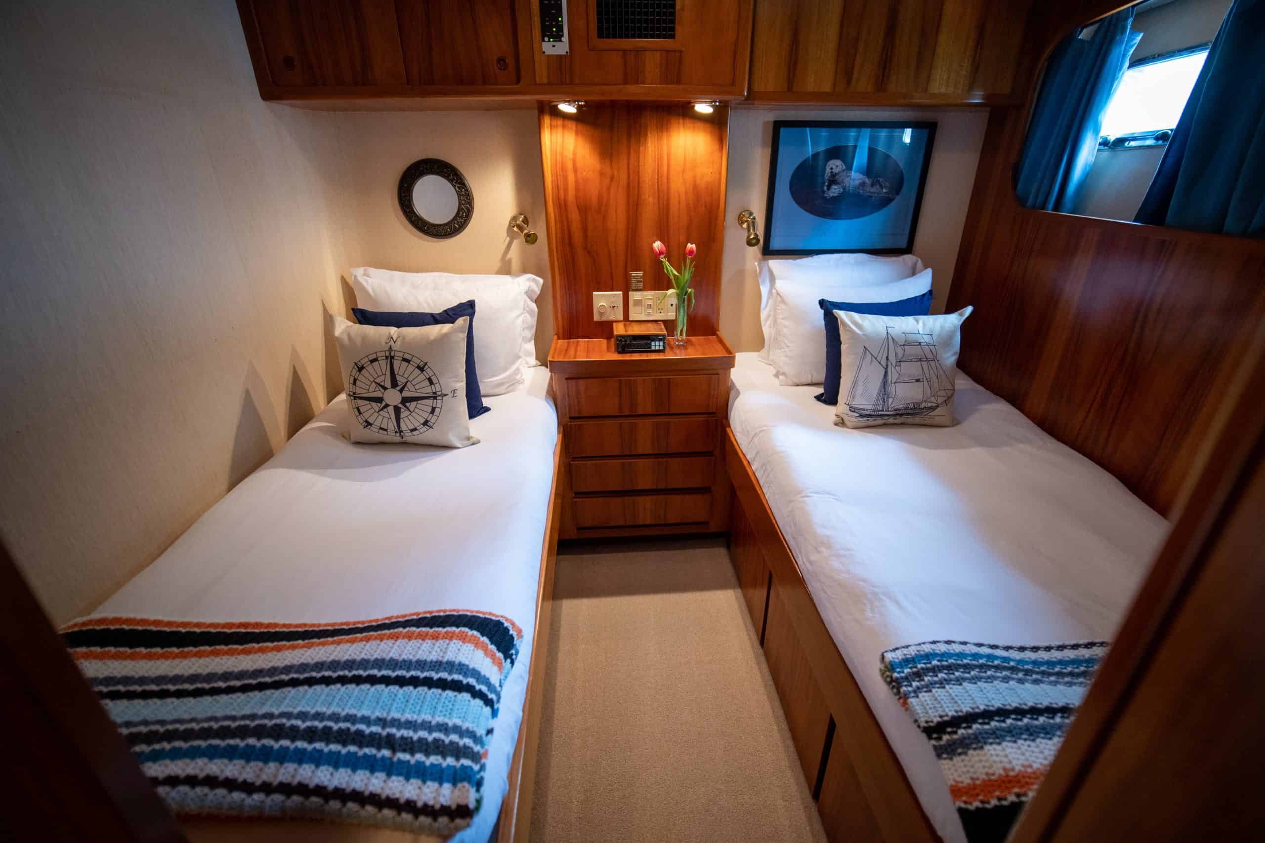 inside cabin on alaska cruise